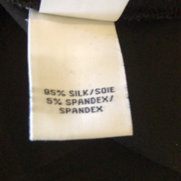 Excellent Condition Diane Von Furstenberg Black Silk Blouse - Picture 11 of 11